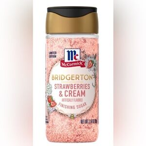 McCormick Bridgerton LIMITED EDITION Strawberries & Cream Finishing Sugar 3.16oz